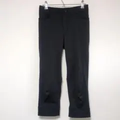 MKミッシェルクラン【驚異の伸縮性】美脚クロップドパンツ 黒 36 スレありのサムネイル