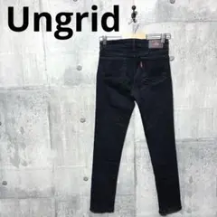 Ungrid アングリッド ブラックハイウエストストスリ デニム ジーンズ