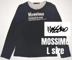 MOSSIMO ロンT ブラック Lサイズ 首ボタン 90sビンテージのサムネイル