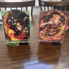 鬼滅の刃　煉獄杏寿郎、竈門炭治郎アクリルスタンド