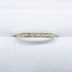 新品】天然ダイヤモンド ハーフエタニティ リング0.29ct 10号サイズ 