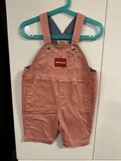 MIKI HOUSE ピンクオーバーオール M