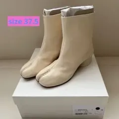 ジュコJuco.天敵の足袋ブーツ24.5センチホワイト白マルジェラ マルジェラホワイト足袋ブーツ