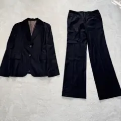 美品　ロロピアーナ　 セットアップスーツ ストライプ ジャケット38 パンツ36