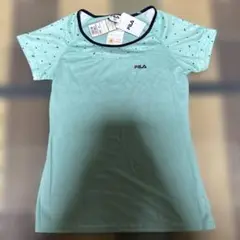 FILA 吸汗速乾 UVカット Tシャツ S 新品タグ付き エメラルドグリーン