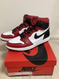 Air Jordan 1 High Satin Red WMNS 28cm 美品