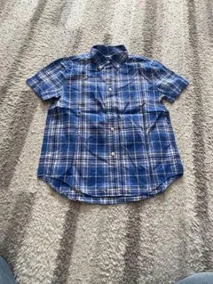 Ralph Lauren 半袖シャツ 6 青系チェック