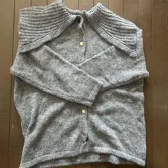 GRL 長袖 カーディガン グレー　an1415