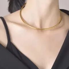 ゴールドネックレス　調整あり　アジャスター　ネックレス　パーティー　チョーカー