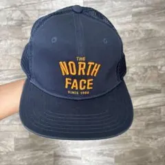 THE NORTH FACE ネイビー トラッカーキャップ
