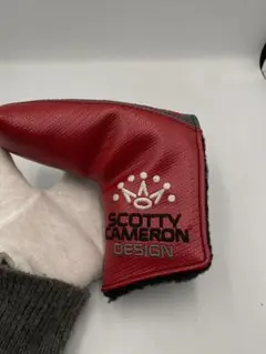 スコッティキャメロン パター用ヘッドカバー レッド グレー
