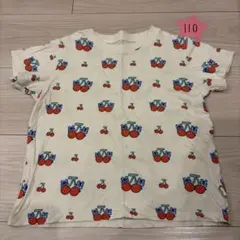 子供服　Tシャツ　夏服　あつ森　ユニクロ　さくらんぼ　110のサムネイル