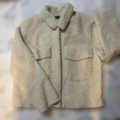 ZARA ボアジャケット クリーム色