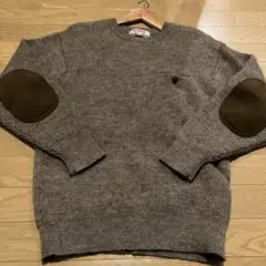 McGREGOR マクレガー　ニットセーター M ブラウン　エルボーパッチ