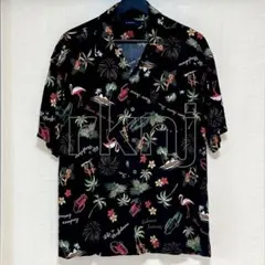 RAGEBLUE ♡ アロハシャツ ブラック Mのサムネイル
