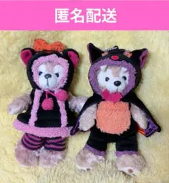 ダッフィー　シェリーメイ　ハロウィン　ぬいぐるみバッジ