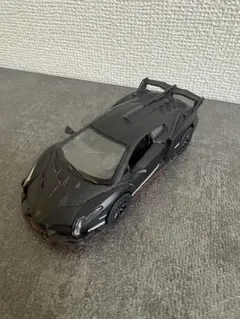 ランボルギーニ　ヴェネーノ キンスマート プルバックカー ミニカー　ブラックのサムネイル