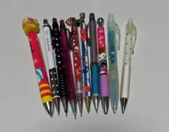 キャラクター付きシャープペンシル10本セット