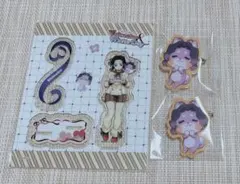鬼滅の刃 アクリルスタンド アニマルクッキーバッジ 胡蝶しのぶ