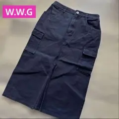 W.W.G WHO'S WHO gallery デニムスカート タイトスカート
