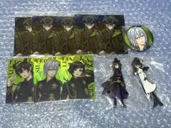 ツイステ シルバー ブレイジングジュエル オーロラカード 缶バッジ ウエハース