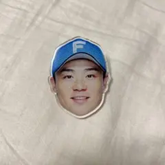 日本ハムファイターズ フェイスDEアクリルバッジ 山﨑福也 山崎福也 18
