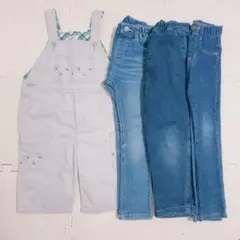 まとめ売り❤️110 ユニクロ　男の子　レギンス　デニム　長ズボン　秋冬