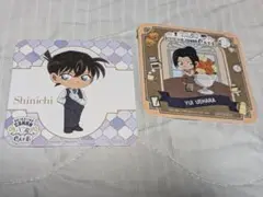 名探偵コナン　新一.上原ゆいのコースターのサムネイル