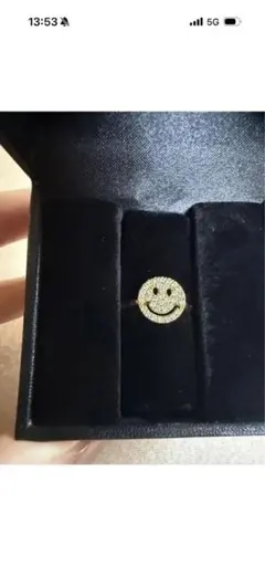 KAJA BIJOUX ニコちゃん ダイヤモンド リング　18k