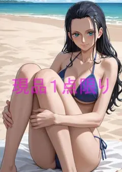 ニコ・ロビン ワンピ 高画質 A4 ポスター アニメ イラスト A0216