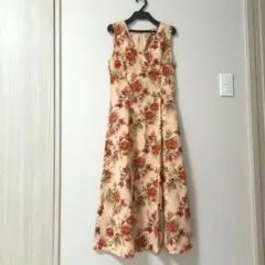 オットー 花柄ノースリーブワンピース S ピンクのサムネイル