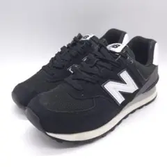 美品 new balance ニューバランス スニーカー 24.5cm ブラック