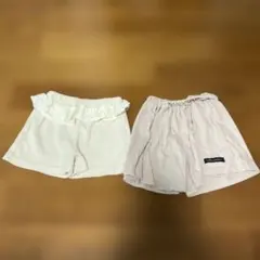 hitoe.purete フリル付きショートパンツ2点セット