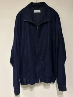 小松マテーレ スエード スタンドカラー ブルゾン