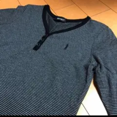 イーストボーイボーダーコットンヘンリーカットソー