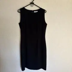 喪服 ブラック ノースリーブ ワンピース