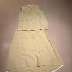 Demi-Luxe BEAMS ベージュセットアップ 38サイズ yellow