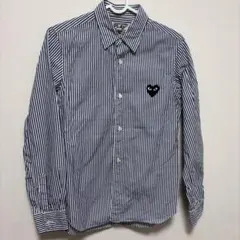 COMME des GARCONS PLAY ストライプシャツ Mサイズ