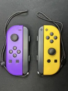 ［ジャンク品］任天堂Switch用ジョイコン　イエローとパープル