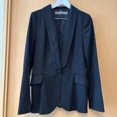 ZARA BASIC ブラック テーラードジャケット Mのサムネイル