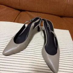 JIL SANDER/ジルサンダー/スリングバックパンプス ベージュのサムネイル