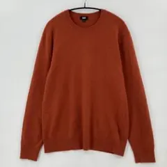 UNIQLO ユニクロ オレンジ ニットカシミヤセーター Lサイズ