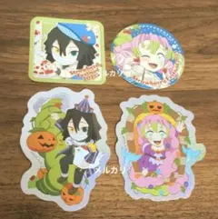 鬼滅の刃 ufotable カフェ シール ステッカー 甘露寺蜜璃 伊黒小芭内