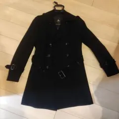 【値下げ】semantic design ブラック トレンチコート M