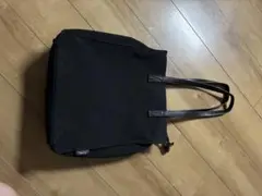 Un coeur ブラックトートバッグ