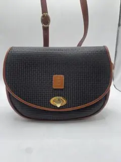 B　BALLY ショルダーバッグ 黒と茶色