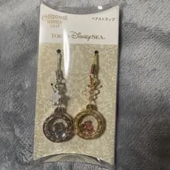 ディズニー クリスマス 2017 ペアストラップ 新品未使用