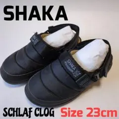 【美品】SHAKA（シャカ）シュラフクロッグ ブラック 23cmのサムネイル