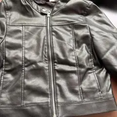 【新品未使用】H＆M DIVIDED 革ジャン　ブラック