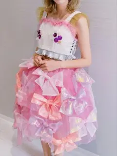 リボン　ドレス　　2ピース　コスチューム